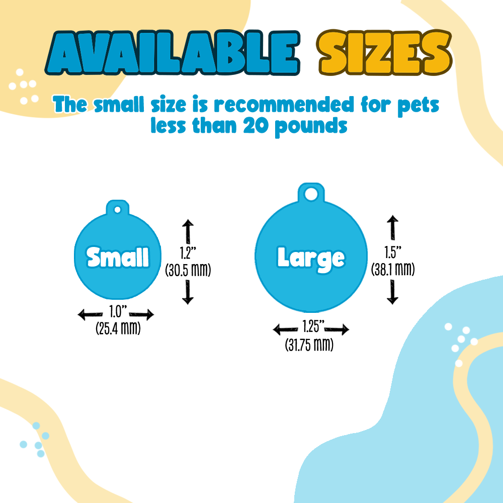 Ace of Spades Pet ID Tag