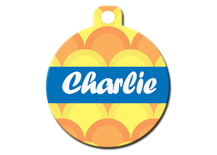 Pattern Tag With Name Plate