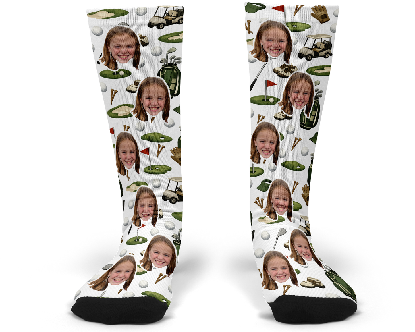 Golf Custom Photo Socks