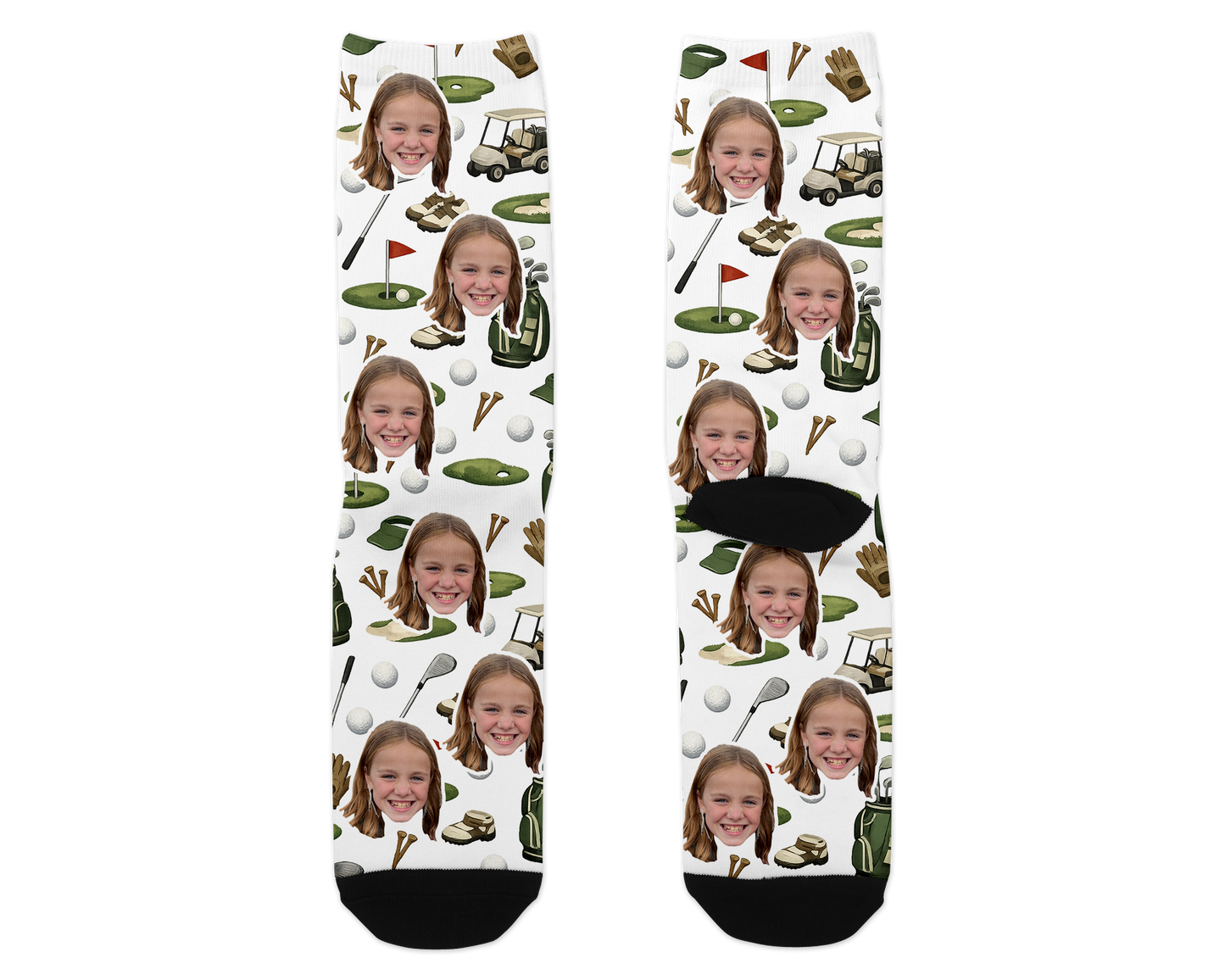 Golf Custom Photo Socks