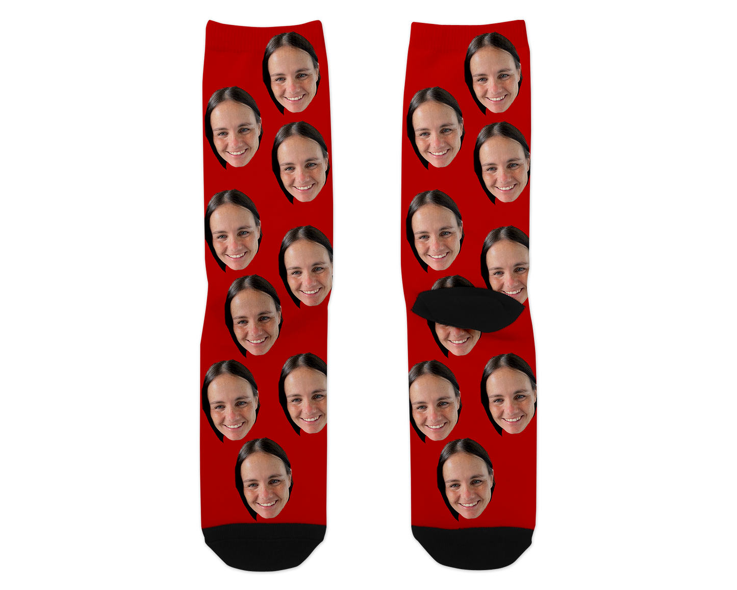 Just Faces Custom Photo Socks