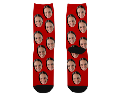 Just Faces Custom Photo Socks