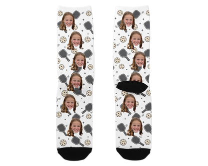 Pickleball Custom Photo Socks