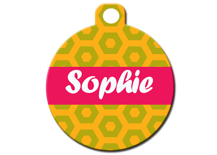 Pattern Tag With Name Plate
