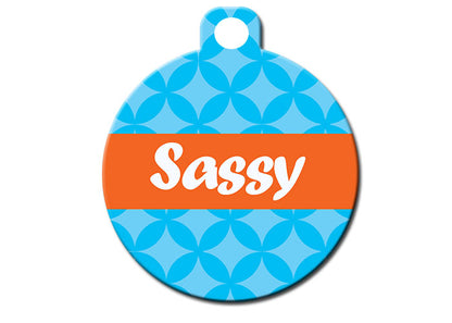 Pattern Tag With Name Plate